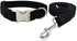 Dog Collar and Leash Set, Soft & Comfy Velvet Collar and Leash with Heavy Duty Metal Buckle, Adjustable for Small