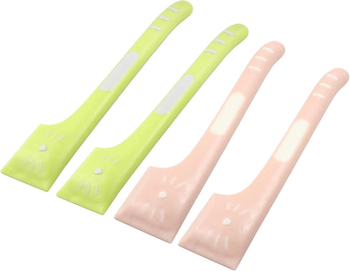 4 PCS Pet Food Spoon Set - Ideal Cat Wet Food Spoon with Spatula for Dog Food Can Supplies