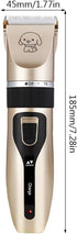 Pilarmuture Trimmer 4 Dog Grooming Clippers - Low Noise Rechargeable Electric Cat Shaver Shears for All Pets, Dog