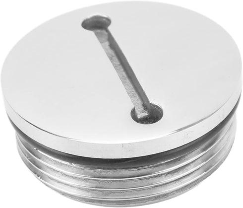 Fuel Tank Cap, 38mm Stainless Steel Boat Fuel Tank Cap with Chain, Replacement Gas Fill Cap Marine Hardware