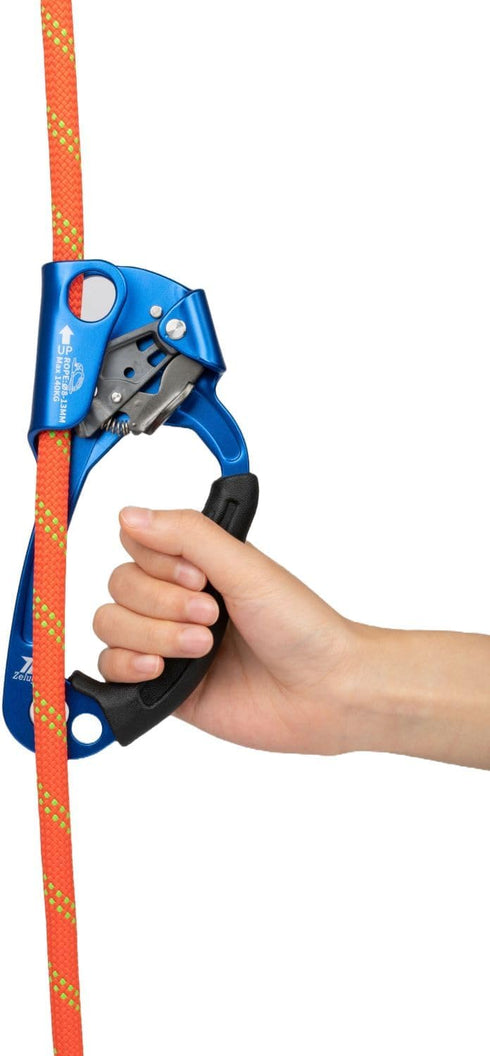 HALRSETBO Quick Up Double Hand Ascender, Blue/Orange
