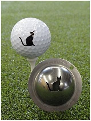 Tin Cup Nine Lives Custom Marker Alignment Tool, 9 Lives Golf Ball