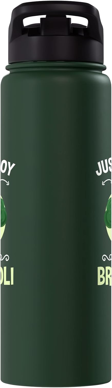 Just A Boy Who Loves Broccoli Broccoli Lover's Stainless Steel Insulated Water Bottle