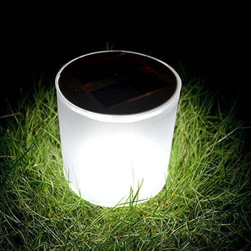 Eeghurt 2 Pack Solar Inflatable Lights Outdoor Camping Tent Lantern Waterproof Solar Powered Led Light Survival