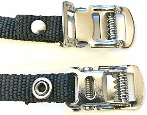 Indore Bikes Pedal Straps (Pair) | Aftermarket Replacement Foot Pedal Straps for Exercise Bike