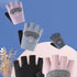 OVOY 4-12 Breathable Fingerless Workout Gym Gloves for Kids T - Anti-Slip and Durable Exercise Gloves