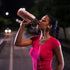 SHOKE 1 Liter Water Bottle 32oz BPA Free Non-Toxic Tritan Leakproof Sports Bottle with Handle