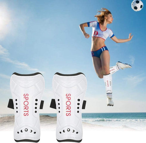 Kids Football Shin Kick Pads, Adjustable Strap Leg Guards, One Pair of Instep Pad Child Boxing Sport Safety Protector