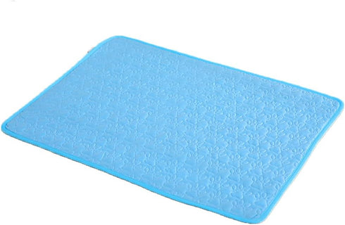 Dog Cooling Mat, Soft Machine Washable Silk Bed Cooling Pad for Dogs and Cats, Comfortable Summer Pet Supplies