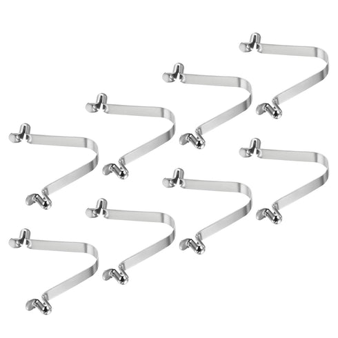PATIKIL 8.5x6mm Kayak Paddle Snaps, 8 Pack Pole Push Button Spring Clips for Camping, Awning, Tent Pole