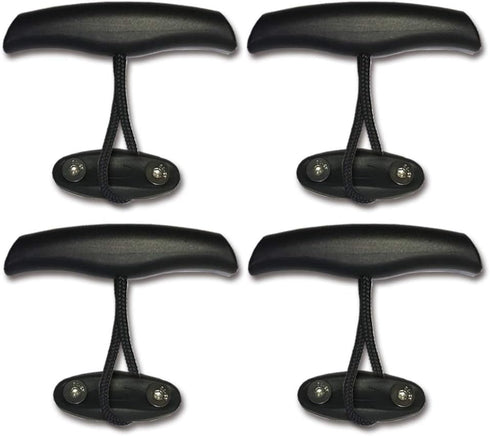 Kayak Carry Handle Pull Canoe T-Handle Grip, Front Rear Mount Replacement Hardware Parts Kit with 4 PCs