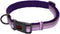 HALTI Comfort Collar - Nylon and Neoprene-Padded Dog Collar, Reflective, Easy to Fit, Large Dogs (Size L, Purple)