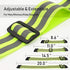 Reflective Running Gear Bands Belt for Night Walking, Reflective Bands for Runners Women Kids Men, Bicycle Pants Cuff Bands Clip, Arm Ankle Leg Safety Bands for Cycling (2 Bands)