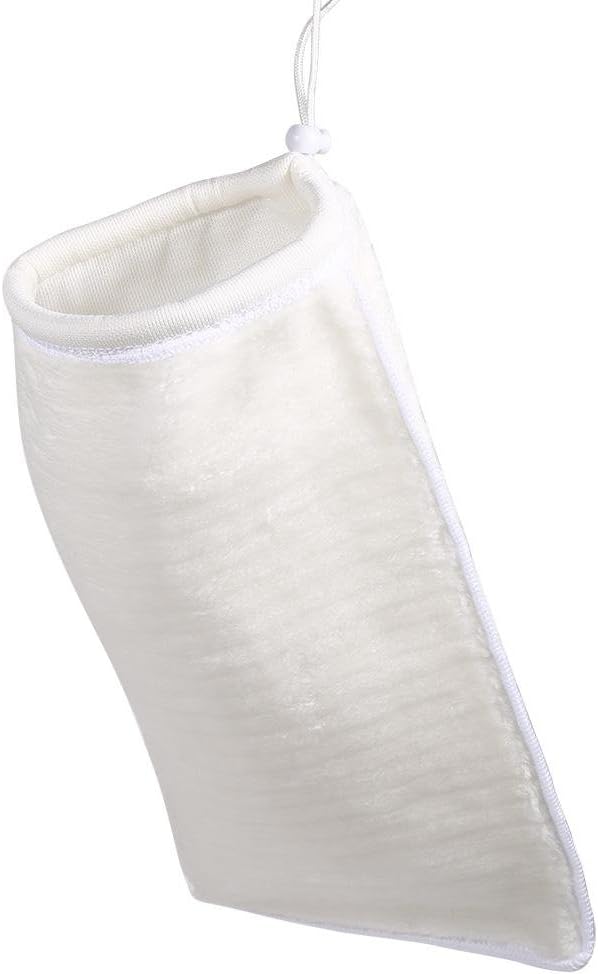 Aquarium Filter Socks, Drawstring Filtration Sump Bag, Breathable Cotton Bag for Aquarium Water Cleaning