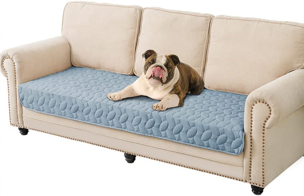 Ameritex Dog Bed Cover, Waterproof Pet Blanket for Sofa and Furniture, New Pattern Design (30x70 Inch, Light Blue)