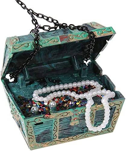 Mesee Aquarium Floating Diver Ornament, Micro Landscape Decor for Undersea Treasure Chest