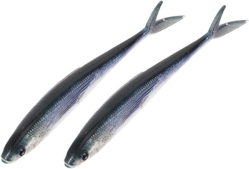 SUPVOX Soft Bionic Fishing Lures Pair, 3D Lifelike Swimbait PVC Material, Saltwater
