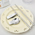 YangQian Set Backpacking Camping Utensil with Case Folding Tableware Cutlery Foldable Spoon Fork Chopsticks Travel