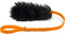 HOWGO Dog Rope Toy, 100% Sheepskin Bungee Chaser Tug Toy for All Breeds (Orange, Long Without Ball)