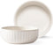 Fringe Studio Canvas Stream Small Pet Bowl - Ribbed Bisque PetShop Collection