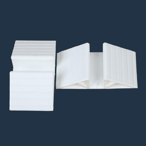 8 PCS Plastic Triangle Support Feet for Pet Gate, Reinforcement Fitting for Free Standing Dog Panel Fence