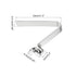 PATIKIL 10 Pack Kayak Paddle Snaps, 6.4x5mm Steel V Shaped Single Pin Push Button Spring Clips for Camping Kayaking