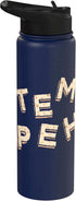 Tempeh Indonesisches Essen Veganer Veganer Tempeh I Indonesian diet Vegan food Vegetarian Stainless Steel Insulated Water Bottle