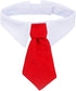 ZTON Bowtie for Little Puppy - Handcrafted Adjustable Formal Collar Neck Tie for Dogs & Cats (L, Red)