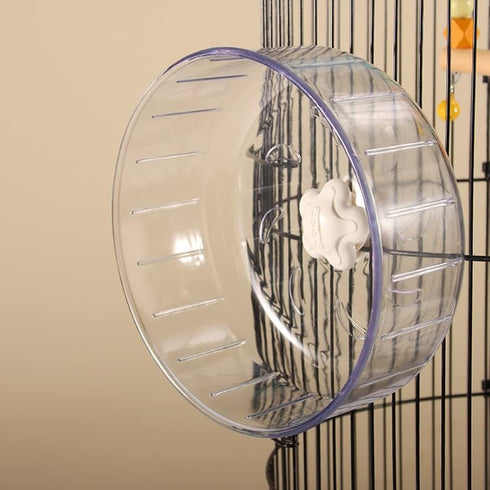 GOLDEAL 6.7 Inch Silent Hamster Wheel, Super Mute Spinner Exercise Running Wheel for Small Hamsters, Gerbils, Mice