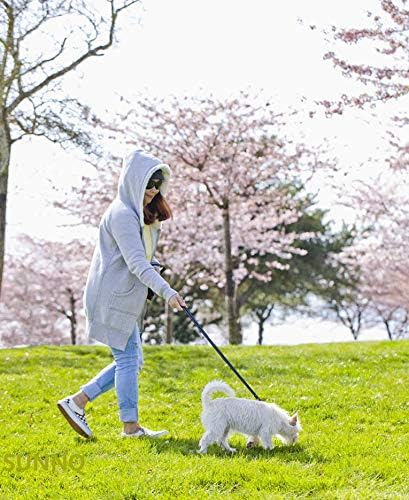 6FT Reflective Dog Leash for Large, Medium, and Small Dogs, Nylon Leash for Walking and Training, 1 inch x 6FT (Black)
