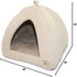 Pet Tent Soft Bed for Dog and Cat by Best Pet Supplies, Beige Corduroy, 19" x 19" x H:19"