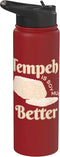 Tempeh Indonesian Food Vegan Vegan Tempeh Soy Much Better I Indonesian Vegan Vegetarian Stainless Steel Insulated Water