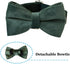 Adjustable Dog Collar with Bow Tie, Velvet Pet Collar for Small Medium Large Dogs and Cats, Neck 10.6-16.1 Inches