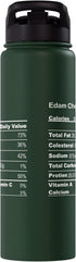 Family Matching Thanksgiving Tee for Family Funny Edam Cheese Thanksgiving Nutritional Fact Stainless Steel Insulated