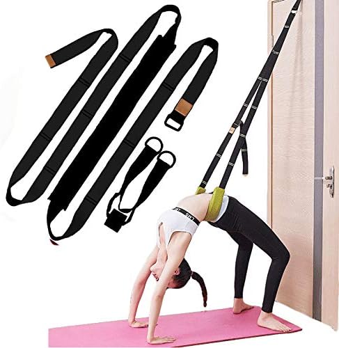 Yoga Fitness Stretching Strap, Door Flexibility Stretching Strap for Rehab, Pilates, Ballet, Dance, Gymnastics