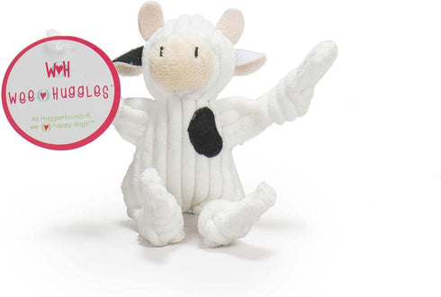 HuggleHounds 6 Pack Assorted Wee Knotties (Moose, Bunny, Duck, Sock Monkey, Fox, Cow)