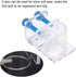 Acrylic Aquarium Soft Pipe Fixture, Durable Water Food Feeding Tube Holder with Clamp