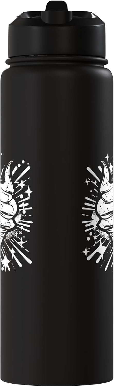 Funny Ice Cream Guy T-Shirts and Presents Frozen Ice Cream Dessert Sorbet Stainless Steel Insulated Water Bottle