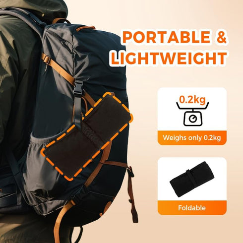 3 Settings Heated Stadium Seat Cushion for Bleachers,Portable Folding Seat Heating Cushion,Lightweight Heated Camping