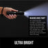 Gorilla Grip Powerful LED 750 FT Water Resistant Tactical Flashlight, High Lumens Ultra Bright, 2 Pack Black
