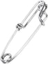 Gsycle 15pcs Tuna Clips, Stainless Steel Fishing Snap Clips Longline Branch Hangers Snap Fishing Accessory Easy On Off