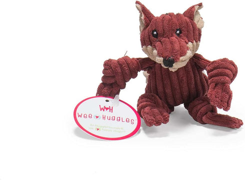 HuggleHounds 6 Pack Assorted Wee Knotties (Moose, Bunny, Duck, Sock Monkey, Fox, Cow)