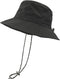woogwin Waterproof Bucket Rain Hat with Chin Strap Quick Dry Packable Boonie Sun Hat UV Protection