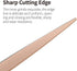 Fenice Peak Straight Dog Grooming Scissors, Champagne Gold 440C Stainless Steel for Dogs and Cats