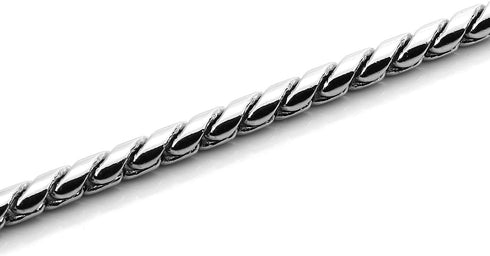 Metal Chain Dog Choke Collar, Stainless Steel Slip Chain for Dogs Walking Training, Puppy Pet Snake Chain