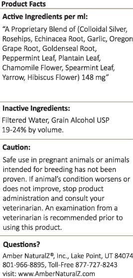 Amber NaturalZ Paxaid Digestive Rescue for Dogs and Puppies, Supports Normal Appetite & Gut Function