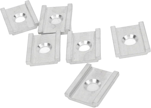 YakAttack FeelFree UniTrack Aluminum Kayak Adapter, 6 Pack Adapter Plates for FeelFree Kayaks and Johnny Boats