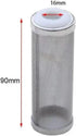 baoauh 10pcs 12mm/16mm 16cm) Aquarium Stainless Steel Mesh Filter Guard Aquarium Stainless Steel Mesh Filter Guard Fish