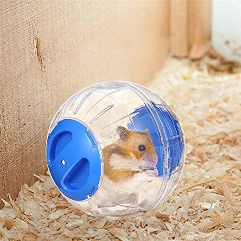 Mini Cute Dwarf Hamster Running Ball, 4.72 Inches Crystal Ball for Hamsters, Silent Exercise Wheel for Hamsters Less