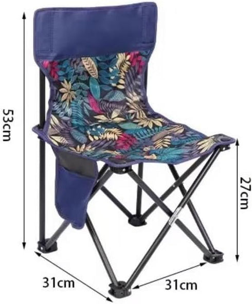 MOSROLI Outdoor Portable Folding Chair, Emergency Stool, Fishing Stool, Travel Camping Stool, Sturdy